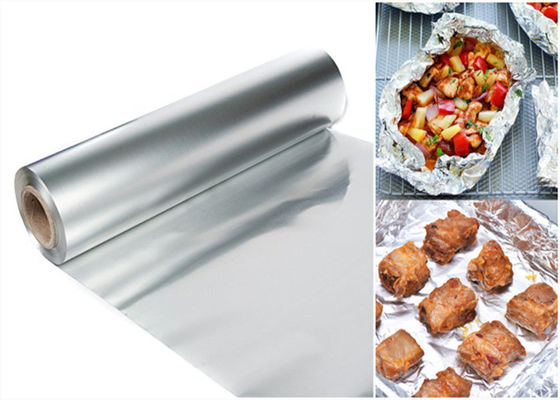 Pembekuan Memanggang Kue Mendidih 0.03mm BBQ Aluminium Foil Rolls