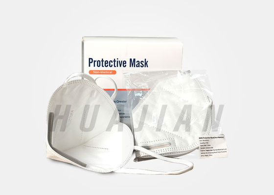 3D KN95 Respirator Lateks Gratis Anti Smog Folding Masker Wajah KN95