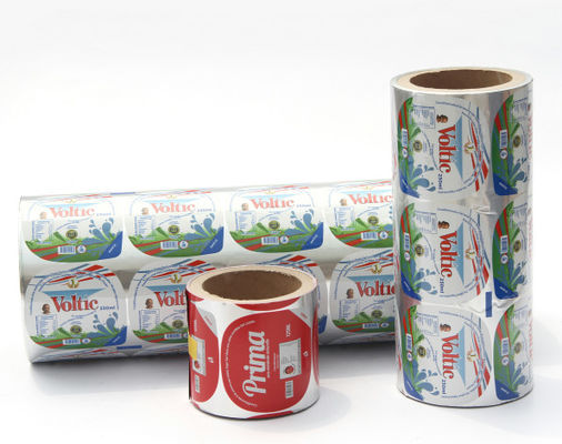 Saus Cup Lidding Foil Easy Pealing Dengan Struktur PET AL HSL