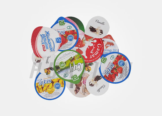 Aluminium Foil Untuk Yogurt Cups Lidding Seal.Aluminium Foil 30-50 M Dengan Primer Tidak Berwarna Atau Nitro Lacquer Putih