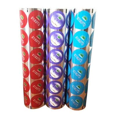 Roll Jenis Aluminium Foil Stiker Pelabelan Makanan
