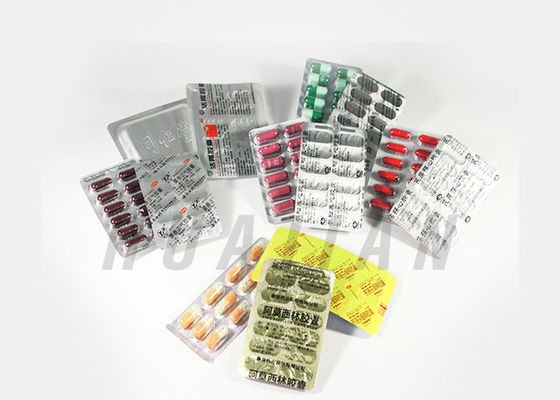 Ekspor Dari Cina OP ALU HSL Aluminium Blister Foil Untuk Kemasan Farmasi Penyegelan Panas Dengan PVC Dan PVDC
