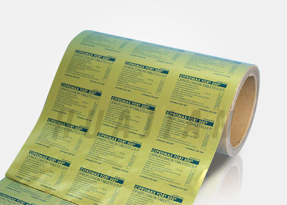 Farmasi Alu foil Kapsul Kemasan Farmasi Aluminium Blister Foil