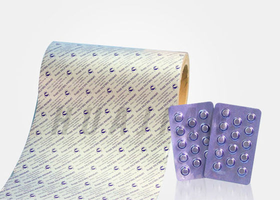 Satu Sisi Laminasi Push Melalui Farmasi Aluminium Foil