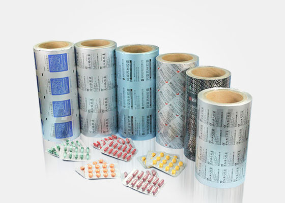 Cold Form Aluminium Blister Foil Dicetak Untuk Kemasan Pil