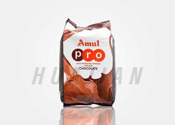 3 Sisi Kantong Aluminium Foil Penyegelan Untuk Kopi Susu Obat Bubuk