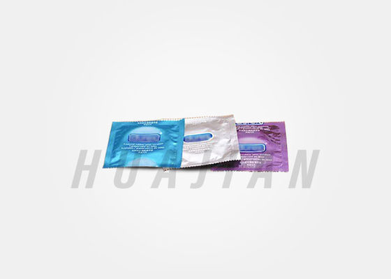 Foil Kemasan Kondom Aluminium Laminasi Berwarna-warni