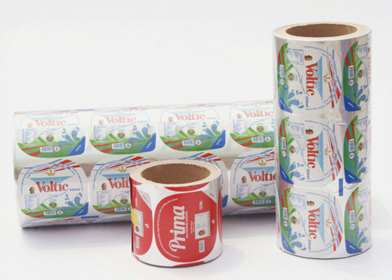 stiker pelabelan makanan aluminium foil dilaminasi segel panas dicetak