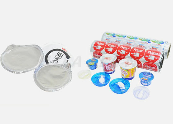 Segel Panas Laminasi Aluminium Foil Menutupi Stiker Pelabelan Makanan