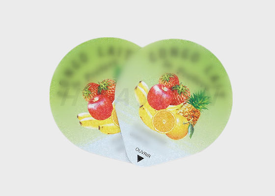 stiker pelabelan makanan aluminium foil dilaminasi segel panas dicetak