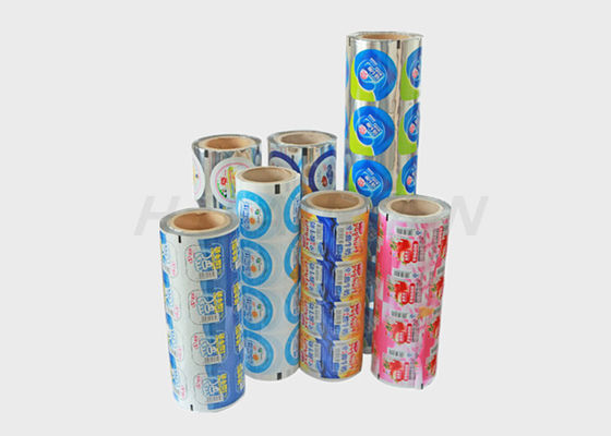 Segel Panas Laminasi Aluminium Foil Menutupi Stiker Pelabelan Makanan