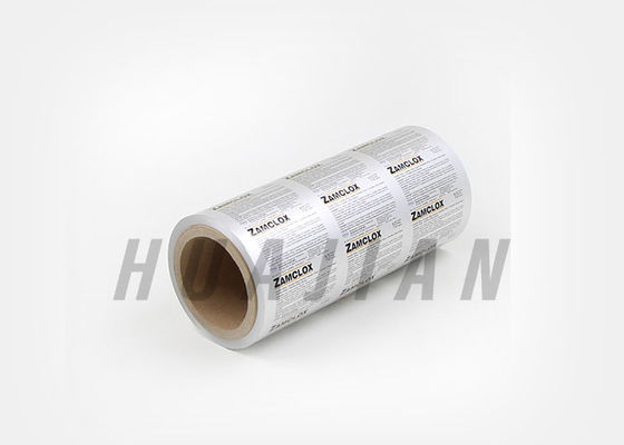 Aluminium Blister Lidding Foil Dorong Melalui Untuk Tablet Kapsul